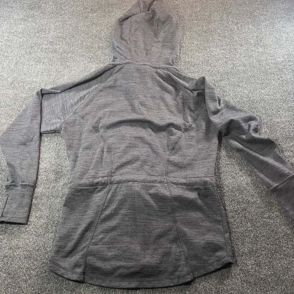 Athleta No Sweat Full Zip Gray Heather Hoodie Jacket XS - Picture 7 of 10